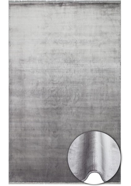 Como Nap 01 Antrasit Viskon & Floş Sık Dokuma Modern Salon Halısı