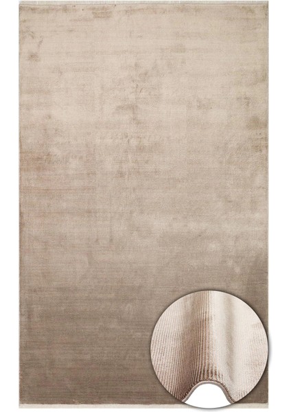 Como Nap 01 Vizon Grey viskon & Floş Sık Dokuma Modern Salon Halısı