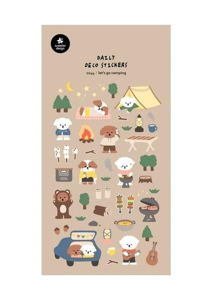 Deco Sticker Let's Go Camping