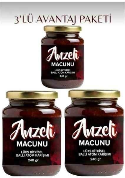 Anzeli Macun 240 gr 3'lü Avantaj Paketi