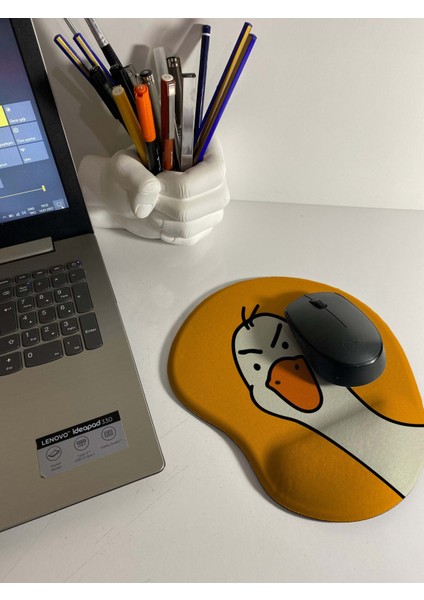 Kızgın Ördek Baskılı Bilek Destekli Mouse Pad fiyatları