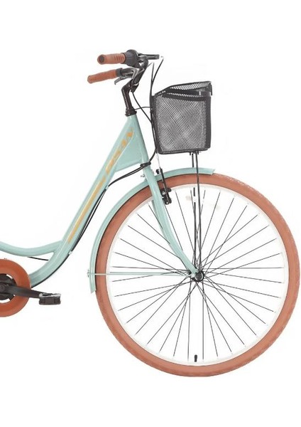 Sorrento S 28 7 Vites Şehir Bisikleti Çağla Yeşili Gold fiyatları