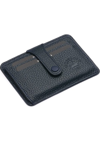 Carpi Çok Bölmeli Unisex Hakiki Flötr Deri Kartlık - Lacivert fiyatları