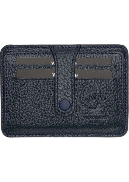 Carpi Çok Bölmeli Unisex Hakiki Flötr Deri Kartlık - Lacivert fırsatları