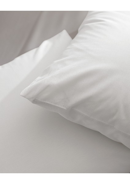Manon %100 Pamuk Yastık Kılıfı Seti - Beyaz indirimleri