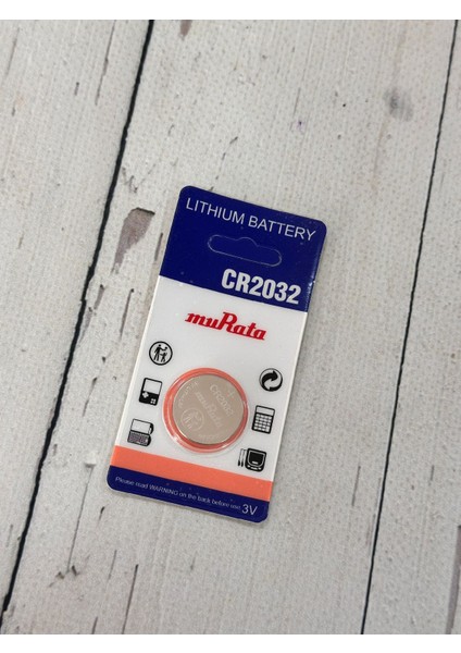 Murata CR2032 Lithium 3V Saat ve Cihaz Pili (3 Adet) fiyatları