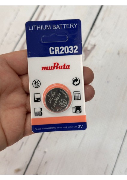 Murata CR2032 Lithium 3V Saat ve Cihaz Pili (3 Adet) modelleri