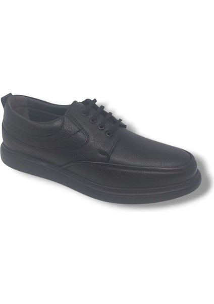 Özsoylu 267 Erkek Siyah Bağcıklı Hakiki Deri Günlük Kullanım Poli Taban ( Hafif ) Büyük Numara Ayakkabı 45 46 47 fırsatları