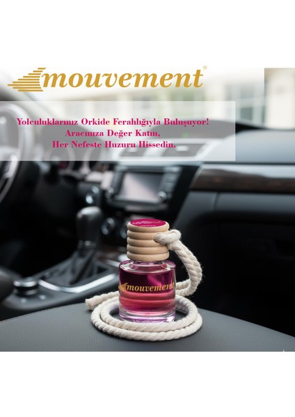 Orkide Esintisi 8 ml Oto Kokusu – Şık ve Zarif Bir Dokunuş