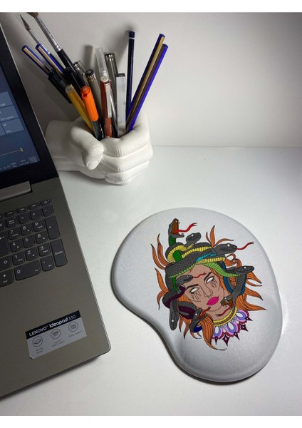 Medusa Baskılı Bilek Destekli Mouse Pad - 5153
