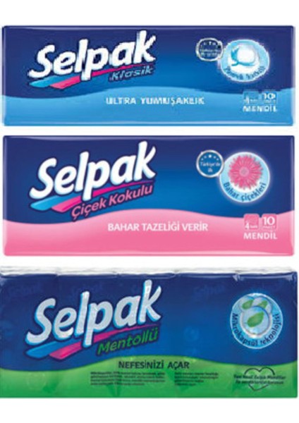 Kağıt Mendil Set 1x3