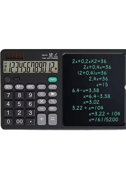 ZR900 Siyah Yazı Tahtalı Hesap Makinesi