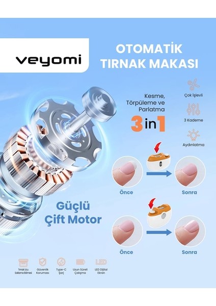 W-201D Otomatik Elektrikli Tırnak Makası indirimleri