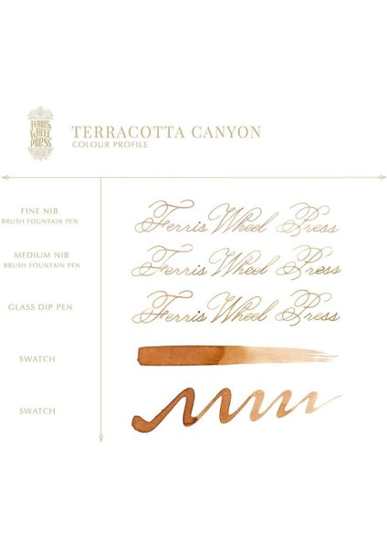 38 ml Şişe Mürekkep Terracotta Canyon fırsatları