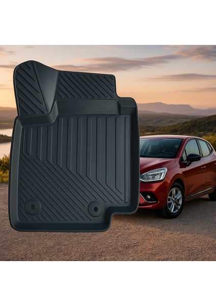 Renault Clio 4 2012–2019 Uyumlu 3D Havuzlu Oto Paspas Premium fiyatları