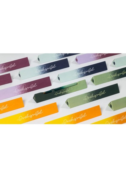 LEUCHTTURM1917 Drehgriffel Nr. 1 Tükenmez Kalem - 2025 Limited Handmade Gradient Edition Rising Sun / Lemon 372934 modelleri