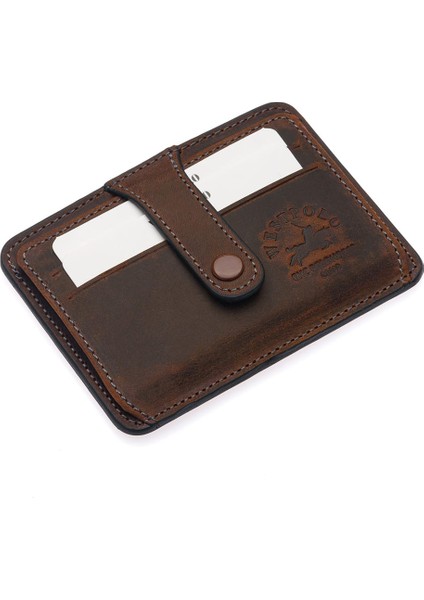 Carpi Kağıt Para Bölmeli Unisex Crazy Eskitme Hakiki Deri Kartlık - G2 Taba fiyatları