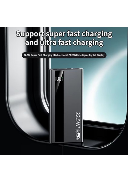 Hızlı Şarj Eden Turbo 22.5W Power Bank 20.000 Iphone Xiaomi Uyumlu
