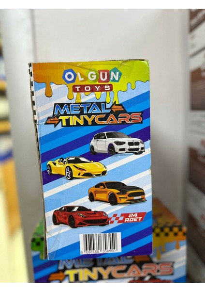 Tınycars Çek Bırak Metal Oyuncak Arabalar 24’lü Set fiyatları