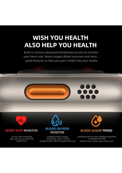 Hw8 Ultra Çift Kordon 49MM - Siri Nfc Bluetooth Arama Konuşma - Ios & Android Uyumlu Akıllı Saat ( Lisinya )