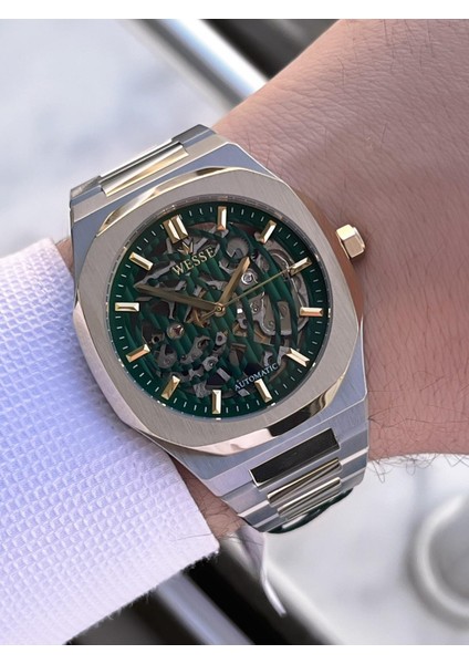 Italyan Bileklik Hediyeli Otomatik 2 Yıl Garantili 5 Atm Suya Dayanıklı Erkek Kol Saati 803.Y modelleri