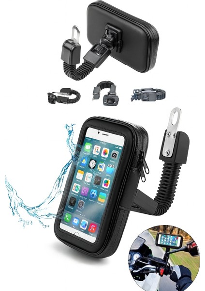 Su Geçirmez Motosiklet Telefon Tutucu – Yağmurda Bile Güvenli Sürüş! fiyatları