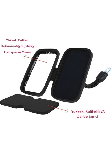 Su Geçirmez Motosiklet Telefon Tutucu – Yağmurda Bile Güvenli Sürüş! fırsatları
