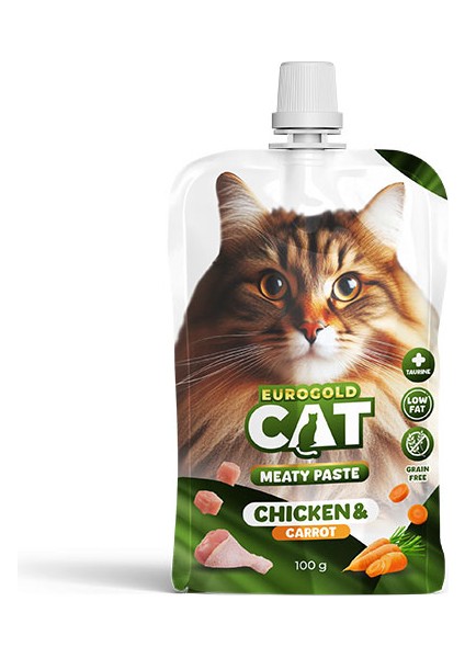 Resveq Eurogold Cat Et Ezmesi Tavuk-Havuç 100 gr