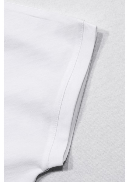 Kadın Sorrento Rahat Kesim Sıfır Yaka Kısa Kollu Pamuk T-Shirt