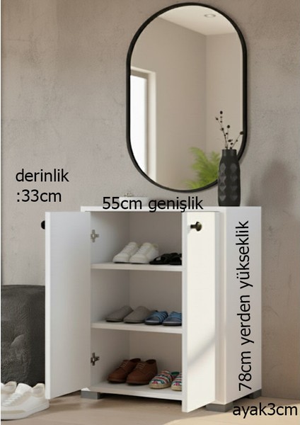 Berlin Çok Amaçlı Dolap Ayakkabılık modelleri