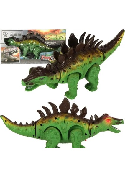 Dinozor Stegosaurus Pille Çalışan Interaktif Oyuncak Işıklı Sesli fiyatları