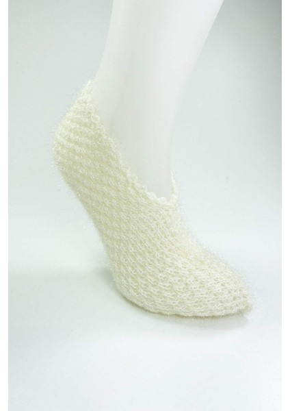 2 Çift El Örgüsü Kışlık Şık Kadın Yün Patik Set 4 modelleri