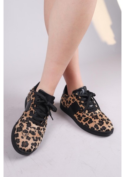 Carver Leopar Desenli Sneakers Siyah indirimleri