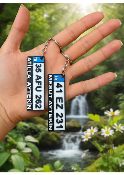 Kişiye Özel Plakalı Anahtarlık fiyatları