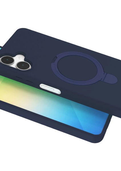 Resveq Newface Samsung Galaxy A06 Regal Magsafe Standlı Kapak - Lacivert fırsatları