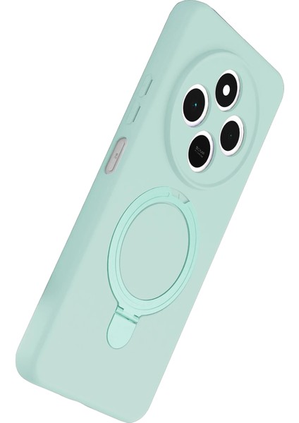 Resveq Newface Xiaomi Redmi 14C Regal Magsafe Standlı Kapak - Su Yeşili fırsatları