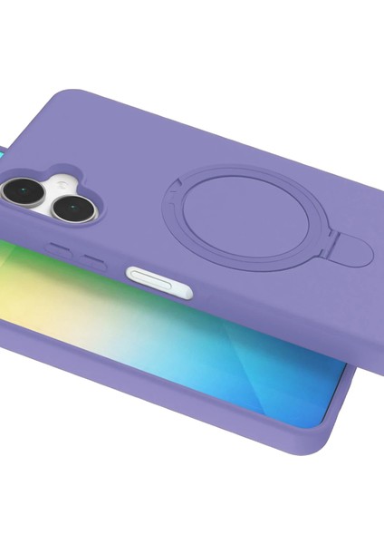 Resveq Newface Samsung Galaxy A06 Regal Magsafe Standlı Kapak - Lila fırsatları