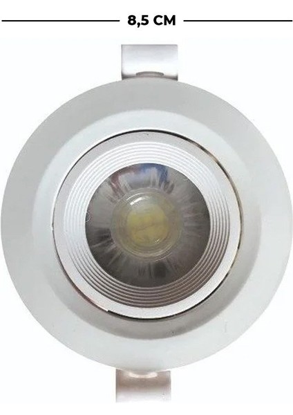 Helios Opto 5W Plastik Beyaz Kasa Yuvarlak Spot 3000K Günışığı Hs 1209 fiyatları
