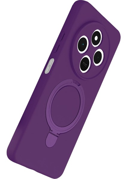 Resveq Newface Xiaomi Redmi 14C Regal Magsafe Standlı Kapak - Derin Mor fırsatları