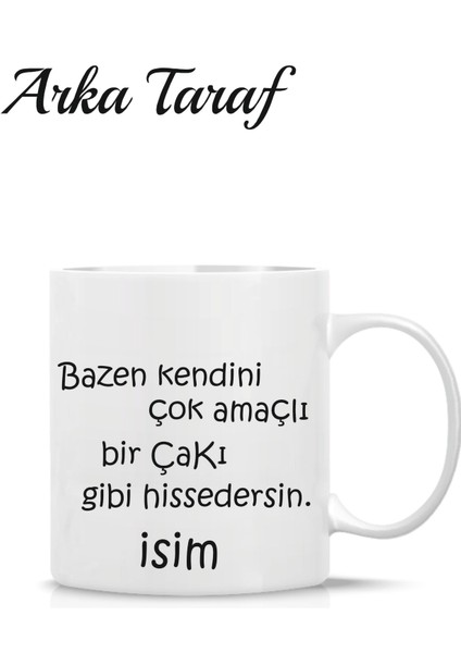 Kişiye Özel Kupa Çakı Temalı Söz fiyatları