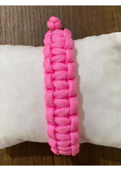 Pembe Paracord Bileklik modelleri