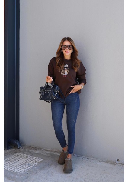 Mavi Taşlamalı Skinny Jean Pantolon modelleri