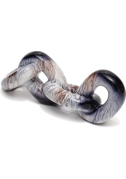 Dekoratif Karanlıkta Akış Kalın Siyah Zincir (26 Cm) fiyatları