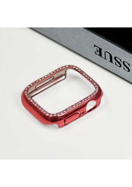 Apple Watch 3 4 5 6 7 8 9 Uyumlu 49MM Kasa Koruyucu Işıltılı Parlak Taşlı Koruma