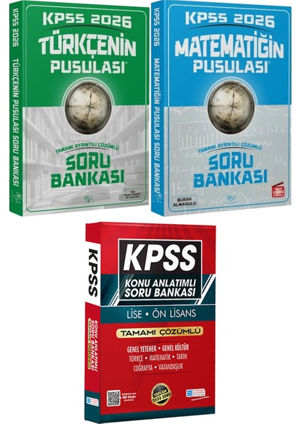 2026 Kpss Türkçenin Matematiğin Pusulası Soru Bankası - Lise Önlisans Konu Ant. Soru