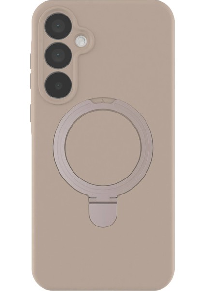 Resveq Newface Samsung Galaxy A55 5g Regal Magsafe Standlı Kapak - Çöl Titanyum fiyatları