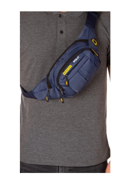 Su Geçirmez Kulaklık USB Çıkışlı Unisex Siyah Çapraz Askılı Bel Omuz ve Spor Çanta