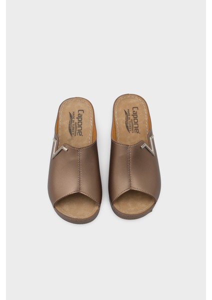 Capone 6145 Kadın Platform V Toka Terlik