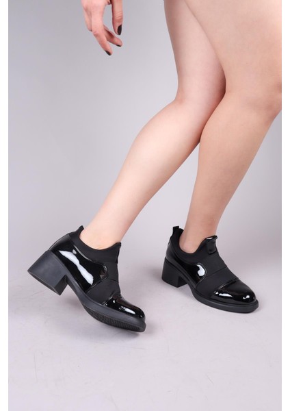 Velın Rugan Garnili Topuklu Bootie Siyah modelleri