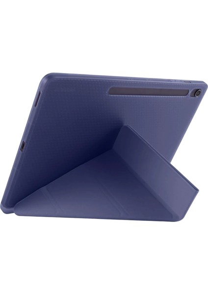 Resveq Newface Ipad Pro 11 (2024) Kılıf Kalemlikli Hugo Tablet Kılıfı - Lacivert modelleri